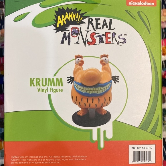 Real Monsters Krumm Vinyl Figure Nickelodeon - Picture 2 of 7